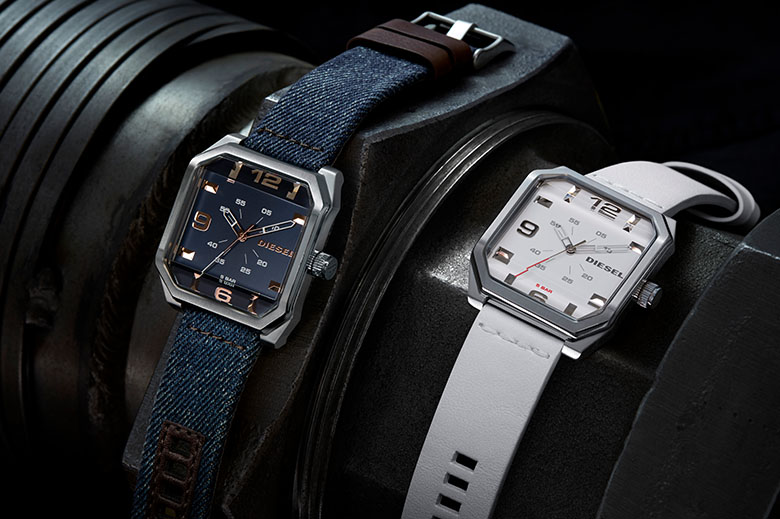 Dieselの腕時計は、カジュアルでありながらも仕事の時にも使えるようなデザイン